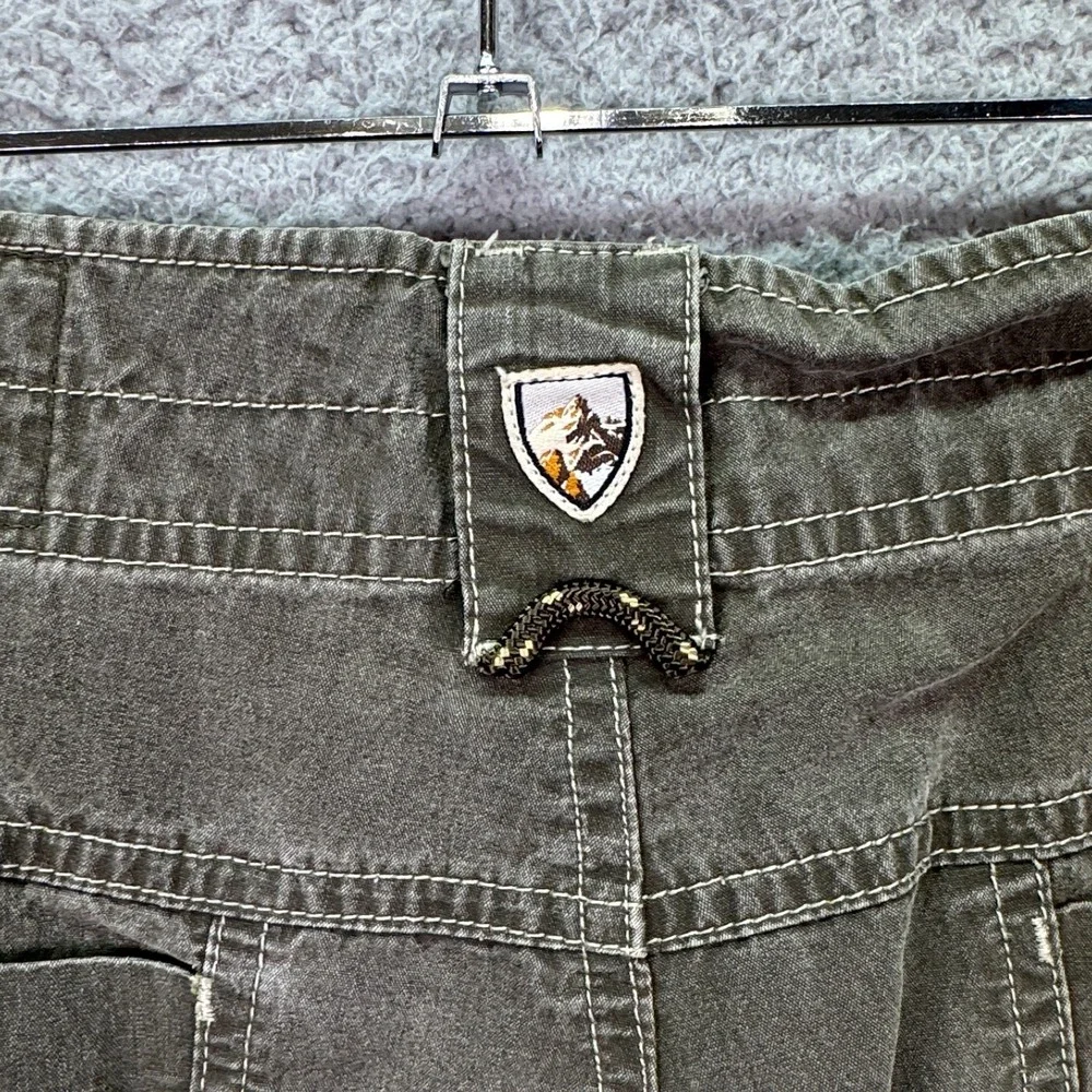 Kuhl Shorts Mens 36‎ Green Utility Military Skater Grunge Outdoor Hiking Camp